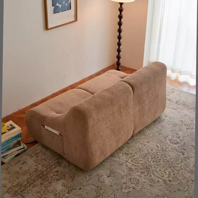 GDFStudio Acamar 63 Modern Chenille Loveseat Sofa with Deep Seat