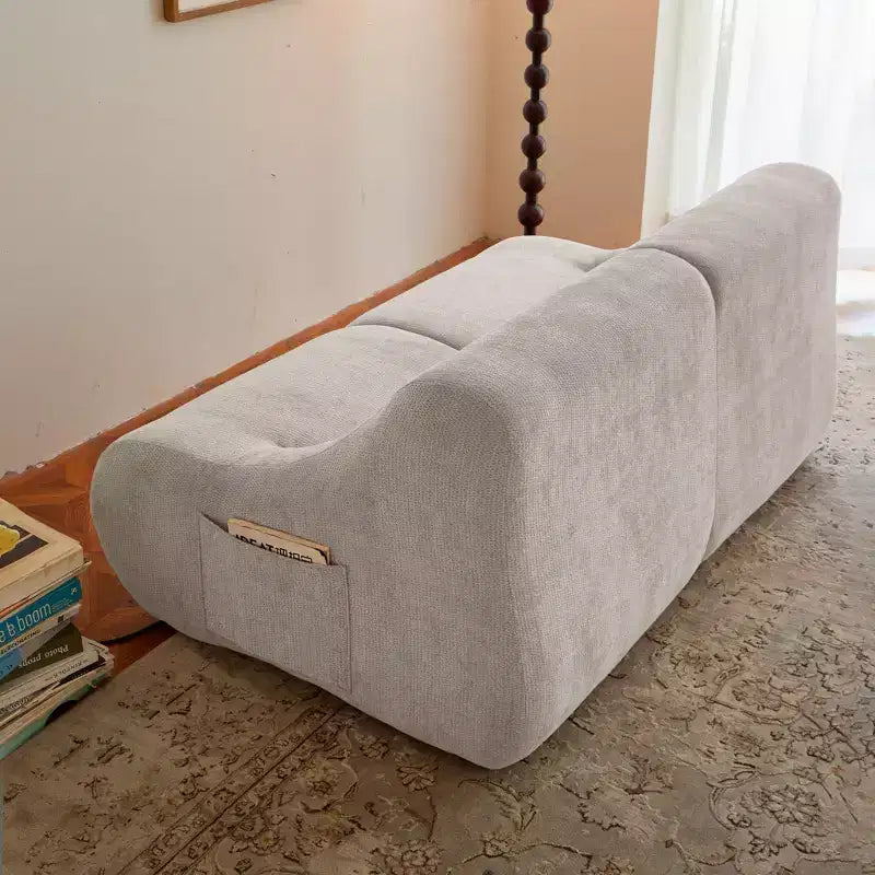 GDFStudio Acamar 63 Modern Chenille Loveseat Sofa with Deep Seat