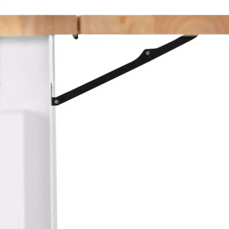Wood Kitchen Cart with Drop-Leaf Countertop with 2 Drawers and Storage Cabinet, Wheels, Sliding Barn Door Adjustable Height