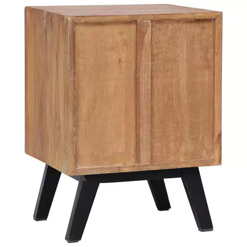 vidaXL Bedside Cabinet 15.7x13.8x21.7 Solid Teak