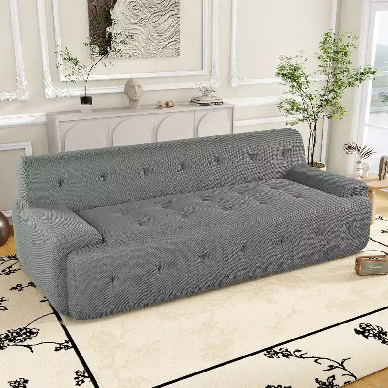 GDFStudio Polly 86.2 Modern Minimalist Style Tufted Design Upholstered Sofa