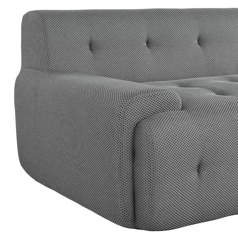 GDFStudio Polly 86.2 Modern Minimalist Style Tufted Design Upholstered Sofa