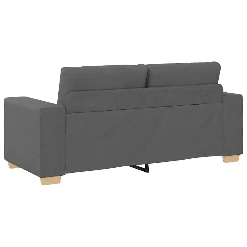 vidaXL 3-Seater Sofa Black 180 cm Fabric