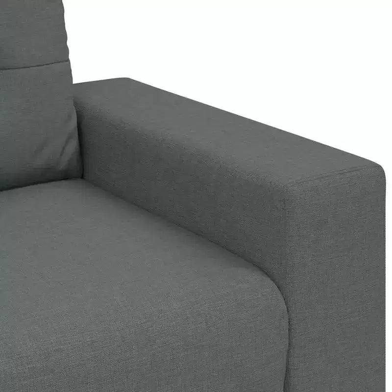 vidaXL 3-Seater Sofa Black 180 cm Fabric