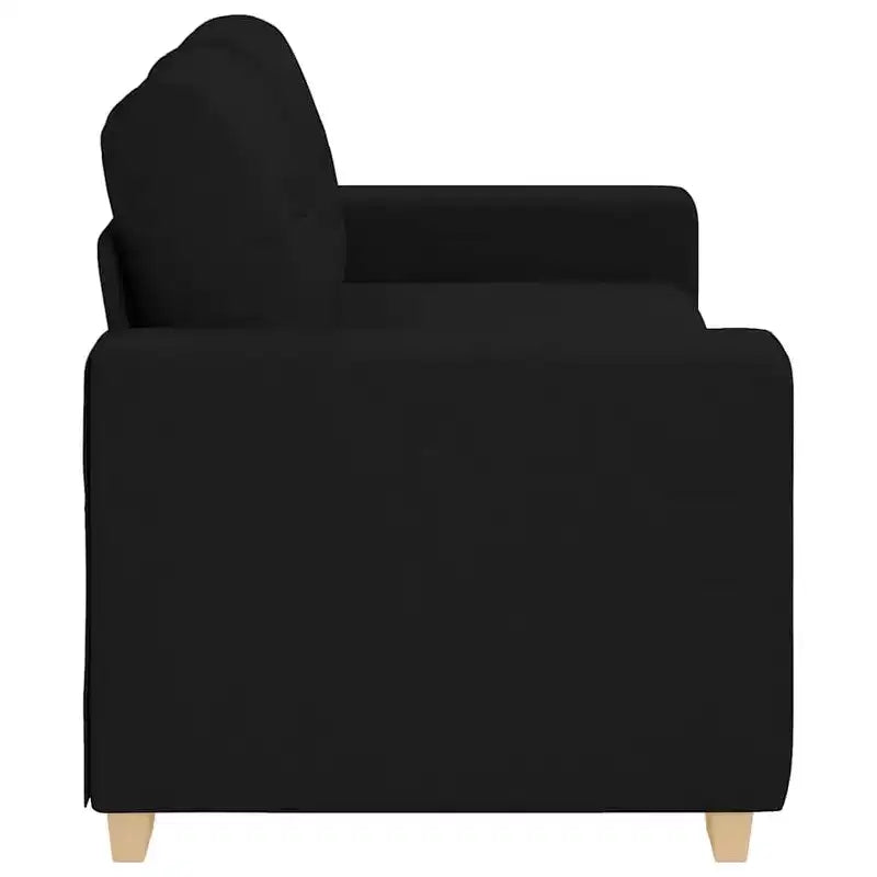 vidaXL 3-Seater Sofa Black 180 cm Fabric
