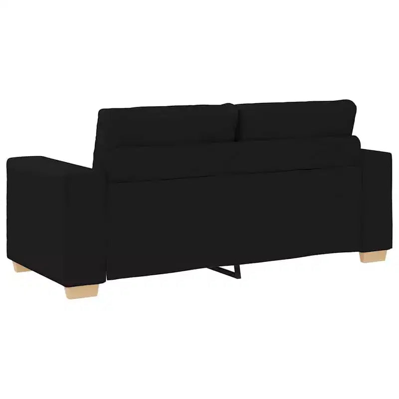 vidaXL 3-Seater Sofa Black 180 cm Fabric