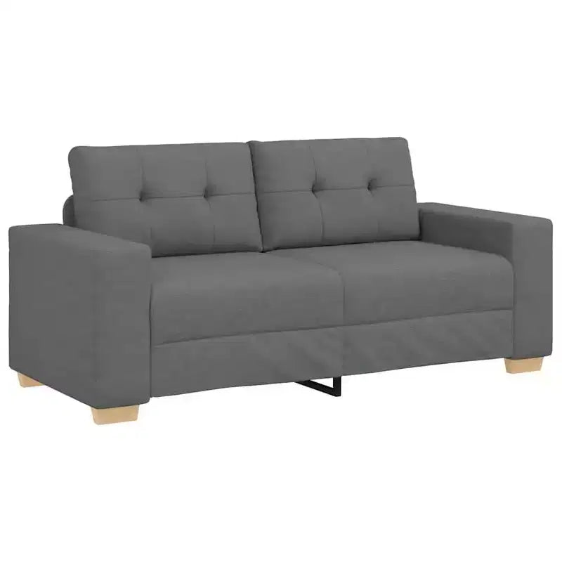 vidaXL 3-Seater Sofa Black 180 cm Fabric