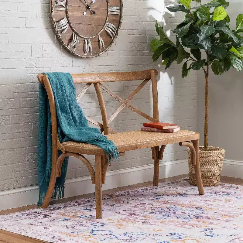 Linon Helia Bentwood Bench