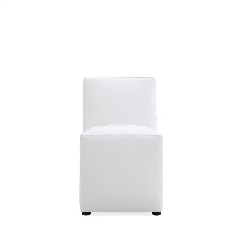 Anna Modern Square Faux Leather Dining Chair - Manhattan Comfort