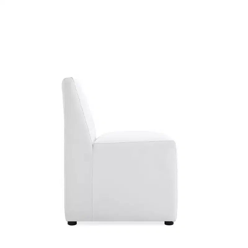 Anna Modern Square Faux Leather Dining Chair - Manhattan Comfort