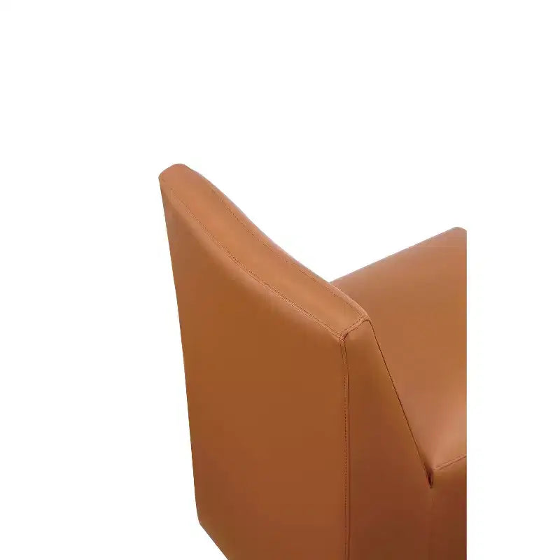 Anna Modern Square Faux Leather Dining Chair - Manhattan Comfort